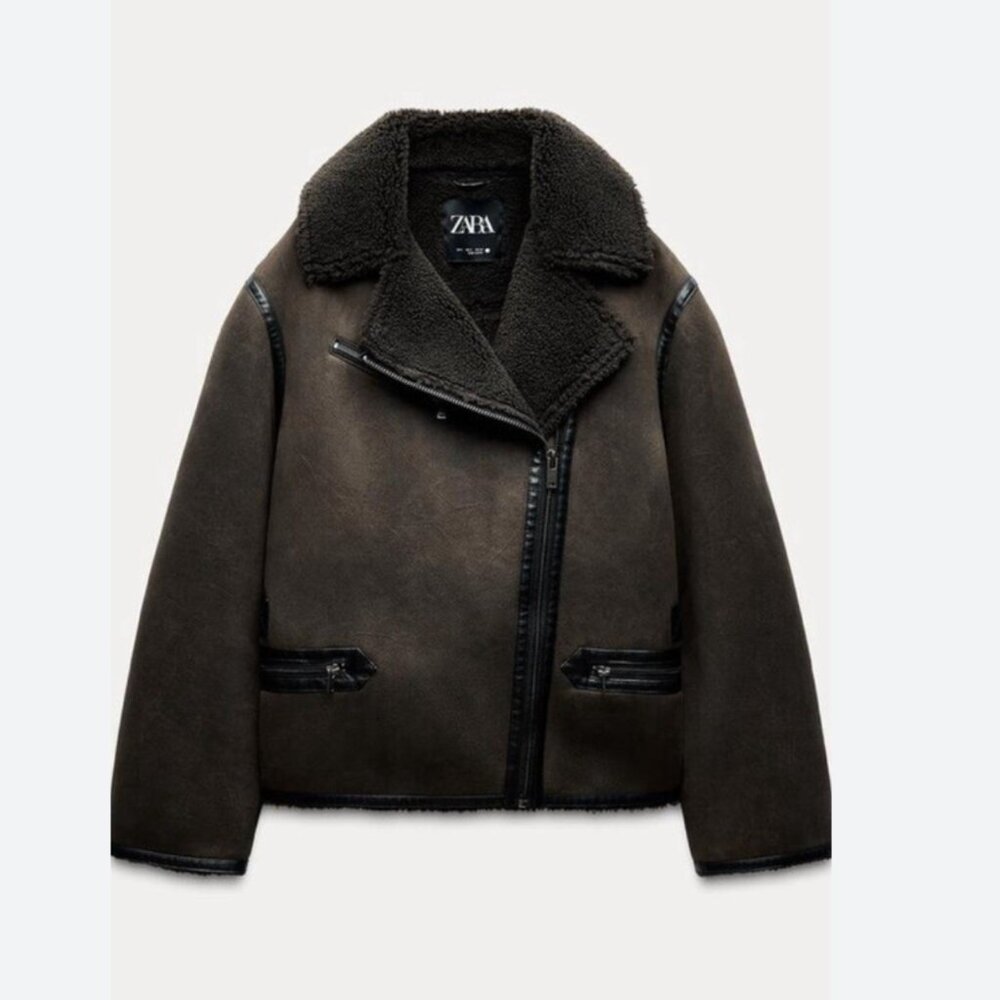 Brand New No Tags Zara Double Faced Jacket